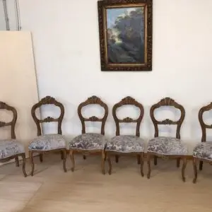 N° 6 sedie restaurate